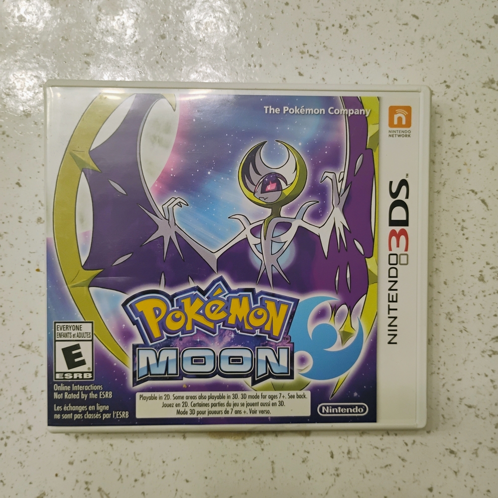 Nintendo Pokémon Moon for 3DS - Purple and Yellow